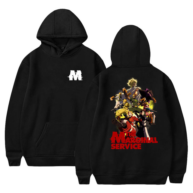 The Marginal Service Anime Hoodie Long Sleeve Streetwear Women Men Hooded  Sweatshirt 2023 New Manga Harajuku Clothes - AliExpress